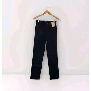 Madewell Stovepipe High-Rise Jeans Women's Size 25 in Black Rinse Wash MSRP $138